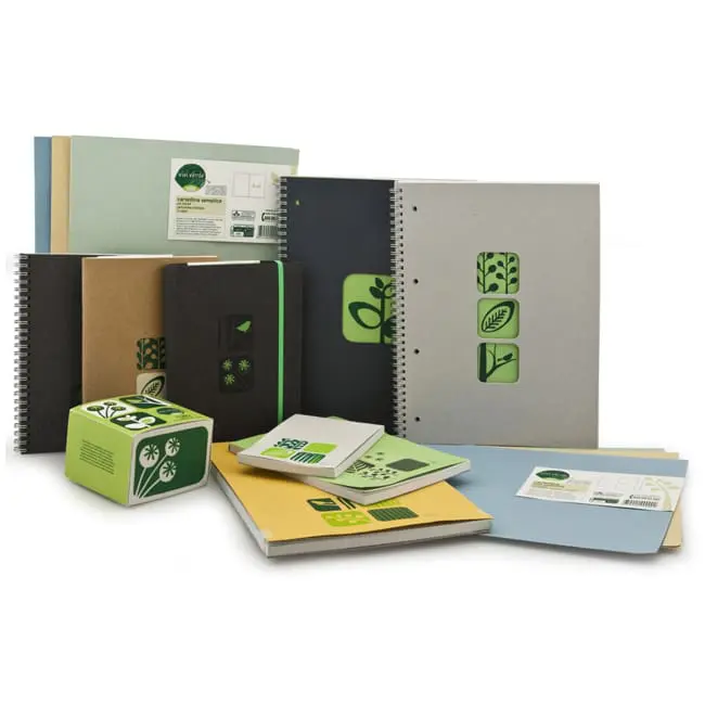 La cartoleria ecosostenibile di Arbos per Viviverde Coop
