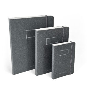 Writing by Ricuoio plain notebook with soft Ricuoio® cover and superflat opening.