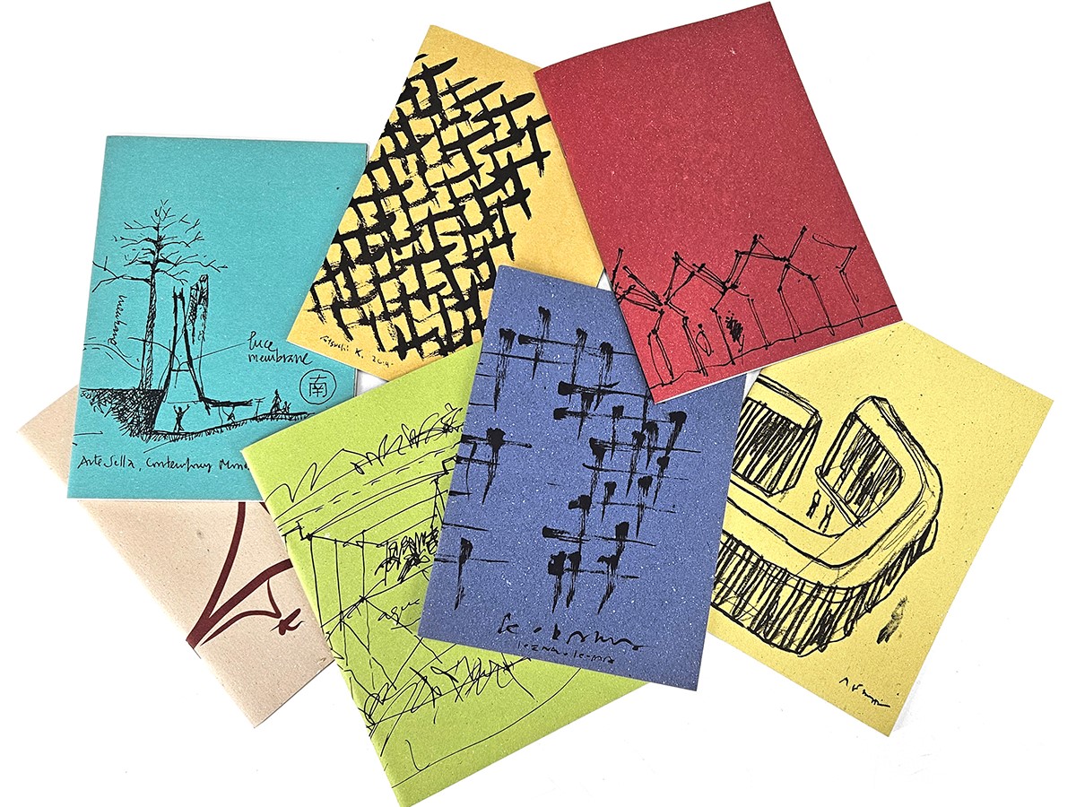 Arbos eco-friendly notebooks for Arte Sella: 8 notebooks for 8 artworks